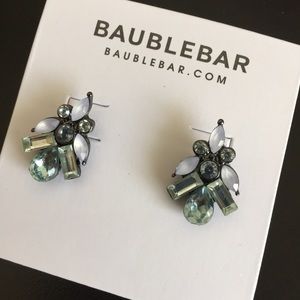 NWT Baublebar Poinsettia Studs
